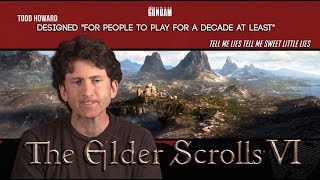 Elder Scrolls 6 is designed quotfor people to play for 10 years at leastquot says Todd Howard [upl. by Yknip23]