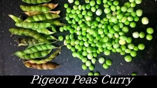 क्या आपने यह सब्जी खाई pigeonpeas peascurry peas kandi kandigijjalu charu andhrarecipies [upl. by Aneris275]