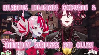 Eng Subbed Hilarious HOLOSTARS Confusion and Birthday Surprise for OLLIE [upl. by Bor]