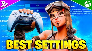 NEW Best Controller SETTINGS  Sensitivity for Console Players [upl. by Hnacogn]