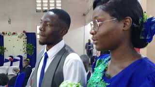 FR GOEL MAPOKO CHANTE AVEC SR LOR LE JOUR DE SON MARIAGE A LA COLOMBE BLANCHE [upl. by Mellisa]