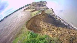 Erosion Eastchurch Gap Latest Aerial FPV Video [upl. by Tengdin]