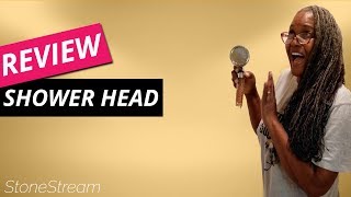 StoneStream Shower Head Review by Monalisa  Best Rated High Pressure Shower Head [upl. by Oiragelo]