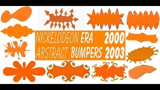 Nickelodeon abstract era bumpers 2000 2003  Reupload [upl. by Emawk]