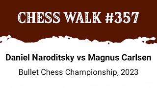 Daniel Naroditsky vs Magnus Carlsen • Bullet Chess Championship 2023 [upl. by Leann]