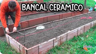 Como hacer bancales elevados Cerámicos  Muy fácil   Bancal Ceramico  La Huertina De Toni [upl. by Shayna]