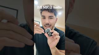 Audio compression DJI mic 2 VS Neewer CM28 [upl. by Nayllij]