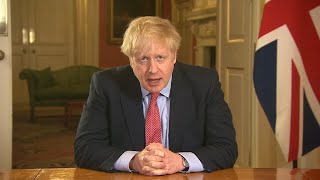 Boris Johnson announces complete UK lockdown amid coronavirus crisis [upl. by Anomer]