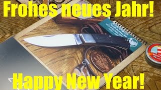 Frohes Neues Mein Uhren amp Messerkalender 2017 Watches amp Knives [upl. by Atnuahsal]