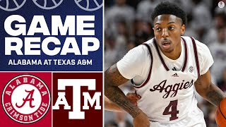 No 24 Texas AampM UPSETS No 2 Alabama FULL HIGHLIGHTS  RECAP  CBS Sports [upl. by Gothard]