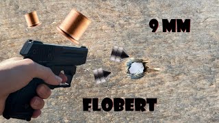 DETONICS Glad Lite F9E  Flobert 9mm TEST [upl. by Franky120]