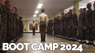 United States Marine Corps Recruit Training  Pick Up March 2024 [upl. by Brelje937]