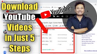 Download YouTube Videos 2022  How to Download Videos from YouTube  How to Save Any YouTube Video [upl. by Kremer]