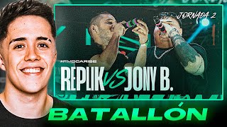 GAZIR reacciona a JONY BELTRÁN vs REPLIK en FMS CARIBE 🏴‍☠️ [upl. by Ettener]