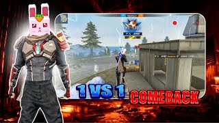 ROOM 1 VS 1 😈 GAMEPLAY FREEFIRE 🧠💔 COMEBACK [upl. by Odicalp460]