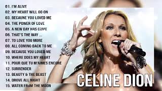 Celine Dion Hits Songs 2024  Greatest playlist Songs Celine Dion  Best Songs of World Divas [upl. by Phillane]