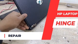 Hp Laptop Hinge Broken  How to Repair Hinge on an Hp 15 Laptop  Fixing a broken Laptop hinge  fix [upl. by Nomyt]