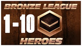 BRONZE LEAGUE HEROES  Episodes 110  StarCraft 2  Husky [upl. by Rosalind]