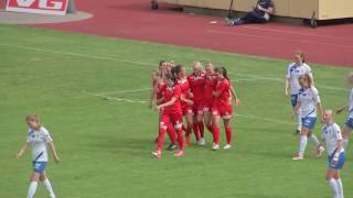 Høydepunkter Kolbotn  Røa Toppserien 9 runde [upl. by Sug]