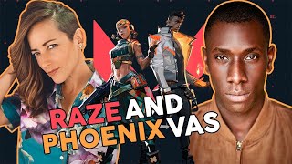 Phoenix and Raze Voice Actors from Valorant [upl. by Thun30]