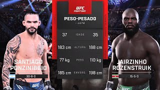 Santiago Ponzinibbio🇦🇷 vs Jairzinho Rozenstruik🇸🇷  Semifinal [upl. by Leotie]