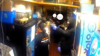 Violent armed robbery at Sacramento taco stand caught on camera [upl. by Dayle914]