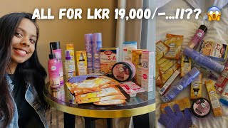 මේ ඔක්කොම රු19000 ට… 😱  Huge “DM” Shopping Haul  Self care ✨ සිංහල Vlog [upl. by Dickie]