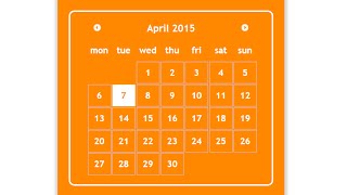 Sample 2 Jquery datepicker css style [upl. by Janeva]