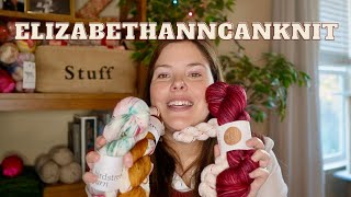 Christmas Sock Crazy ElizabethAnnCanKnit Episode 2 [upl. by Leivad177]