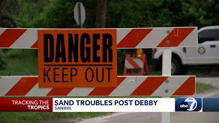 City of Sanibel works toward opening beach parking lots back up [upl. by Ennayram931]