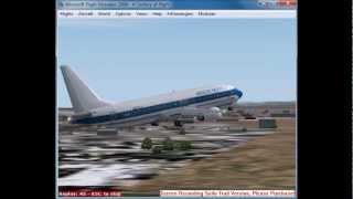 FS2004 Landing at NAIA using spotplane view real airplane sounds [upl. by Reitman]