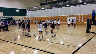 Graham Kapowsin vs Mt Rainier High School Volleyball  9724  Emerald Ridge Jamboree [upl. by Whitelaw314]