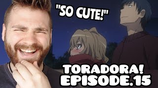 THESE TWO  TORADORA  Episode 15  New Anime Fan  REACTION [upl. by Elnukeda208]