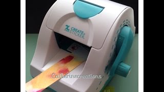 Créer ses embellissements adhésifs avec la machine quotCreate a stickerquot [upl. by Samp498]