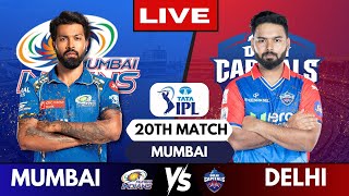 🔴 Live IPL Mumbai Indians Vs Delhi Capitals  Live Match MI vs DC  IPL Live Scores amp Commentary [upl. by Juxon910]