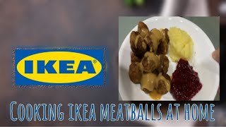 Cooking IKEA meatballs at home [upl. by Akinom]