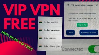 Free VIP VPN For BGMI  No AD  No Subscription  No Time Limits [upl. by Droflim]