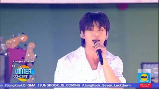 Jung Kook  Euphoria Live on Good Morning America [upl. by Letnahs194]