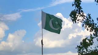 Pakistan Flag flapping  Free Use [upl. by Aicat]