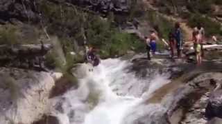 Paulina Plunge waterfall slide [upl. by Casi107]