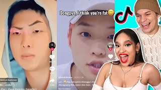 Reacting to KPOP TikToks that are actually FUNNY [upl. by Kreitman763]