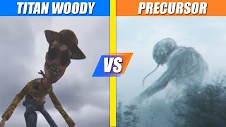 Cursed Titan Woody vs Precursor Of The First War  SPORE [upl. by Biddick]