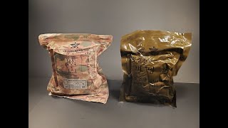 2015 amp 1993 South Korea RoK Field Rations MRE Review Meal Ready to Eat Taste Testing [upl. by Dopp]