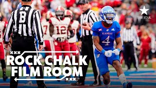 How Kansas Football Can Upset Oklahoma  Rock Chalk Film Room With Carter Stanley [upl. by Ennairda]