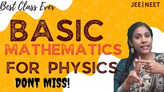 Basic Maths For Physics Basic Mathematics Trignometry Differentiation n Integration [upl. by Fugere]