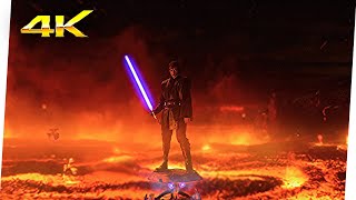 ObiWan vs Anakin  Duelo En Mustafar  Star Wars  La Venganza De Los Sith 2005 4K LATINO [upl. by Bartolome]