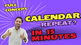 calendar repeat trick and full concept by rahul sir [upl. by Aowda]