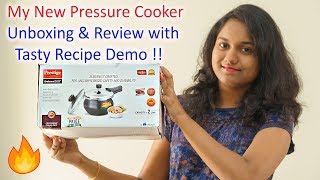 Prestige Cooker Unboxing amp Review 2018 with Tasty Recipe Demo [upl. by Joette972]