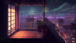 Lofi Rain in City ☂️ lofi chill night  chill beats to relaxstudy to [upl. by Yael383]