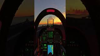 Fighter Jet Landing Cockpit View In Carrier [upl. by Aissatsan]